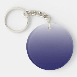 Porte-clés Bleu bleu marine foncé à deux tons