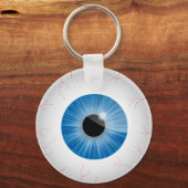 Porte-clés Bleu Blookshot Eyeball (Recto)