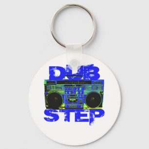 Porte-clés Bleu Boombox de Dubstep