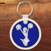 Porte-clés Bleu Cheap Cheerled Cadeaux Cheerleen BULK (Verso)