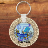 Porte-clés Bleu chic Pansy Beauticier (Recto)