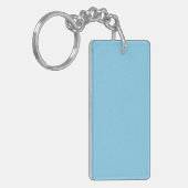 Porte-clés Bleu Ciel Uni (Devant gauche)