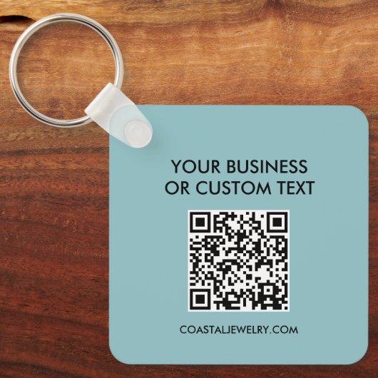 Porte-clés Bleu côtier Aquarelle Baleine (Recto)