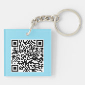 Porte-clés Bleu couché de soleil (Dos)