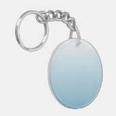Porte-clés Bleu d'ange à deux tons (Devant gauche)