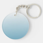 Porte-clés Bleu d'ange à deux tons (Dos)