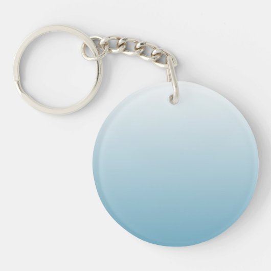 Porte-clés Bleu d'ange à deux tons (Devant)