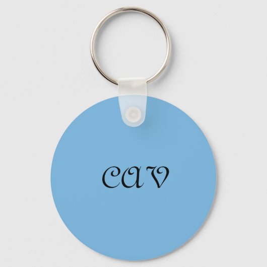 Porte-clés Bleu de Cornflower (Recto)