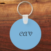 Porte-clés Bleu de Cornflower (Recto)