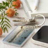 Porte-clés bleu de l'Islande de lagune (Devant droit)