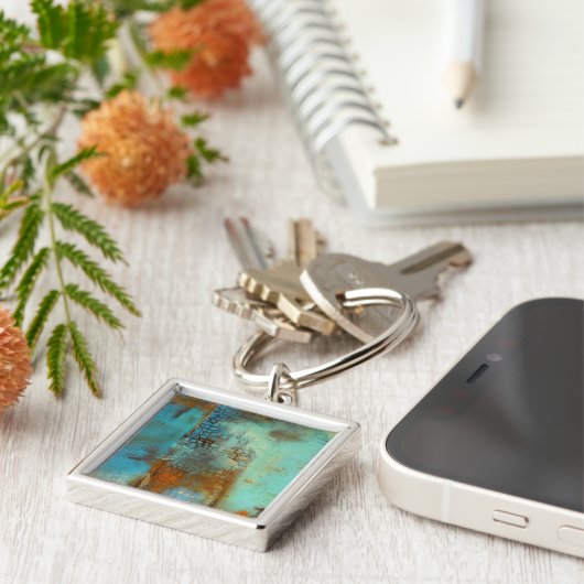 Porte-clés Bleu deja (Côté)