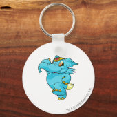 Porte-clés Bleu éléphante (Recto)