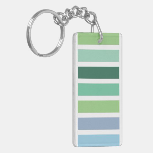 Porte-clés Bleu et vert (Devant gauche)