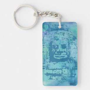 Porte-clés Bleu face Bayon