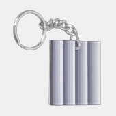 Porte-clés Bleu gris rayures (Devant gauche)