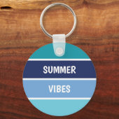 Porte-clés Bleu horizontal trié (Recto)