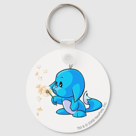 Porte-clés Bleu Kacheek (Recto)