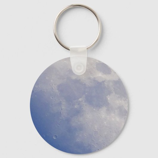 Porte-clés bleu lune (Recto)