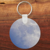 Porte-clés bleu lune (Recto)