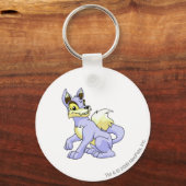 Porte-clés Bleu Lupe (Recto)