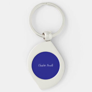 Porte-clés Bleu marin minimaliste professionnel