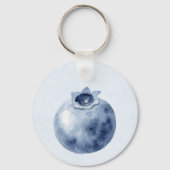 Porte-clés Bleu Myrtilles Fruit (Verso)