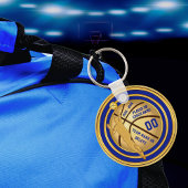 Porte-clés Bleu, Or (Change Blue) Basketball Party Faveurs