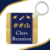 Porte-clés Bleu, Or, Classe Retrouvailles Faveurs, Classe Réu