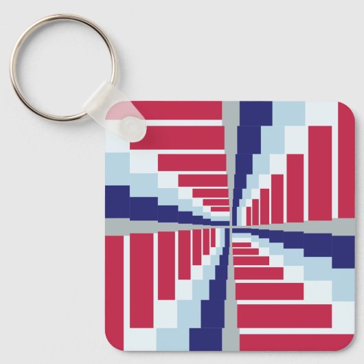 Porte-clés Bleu Rouge Blanc (Recto)