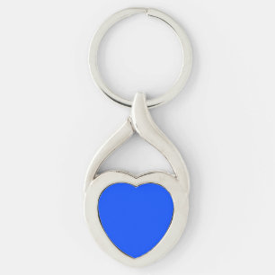 Porte-clés Bleu (RVB) (couleur unie)