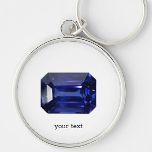 Porte-clés Bleu saphir