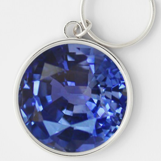 Porte-clés Bleu saphir (Devant)