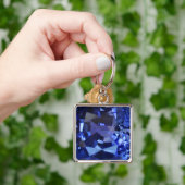 Porte-clés Bleu saphir (main)