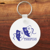 Porte-clés bleu thépien (Recto)