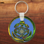 Porte-clés Bleu traditionnel (Recto)