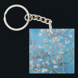 Porte-clés Bleu Vincent van Gogh Art Peinture<br><div class="desc">Vincent van Gogh (Néerlandais, 1853 - 1890) Almond Blossom, 1890, Huile sur toile Non encadré : 73, 3 cm x 92, 4 cm Vincent van Gogh peint cette vie morte de fleurs d'amandiers contre un ciel bleu pour son neveu nouveau-né qui a été nommé d'après lui. L'amandier est un symbole...</div>