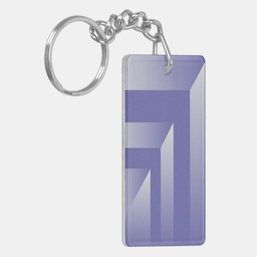 Porte-clés Bleu violet (Devant gauche)