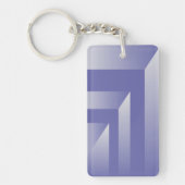 Porte-clés Bleu violet (Devant)