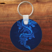 PORTE-CLÉS BLEUE JAPONAISE NEON DRAGON (Recto)