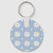 Porte-clés Bleuet Charmant et pois (Verso)