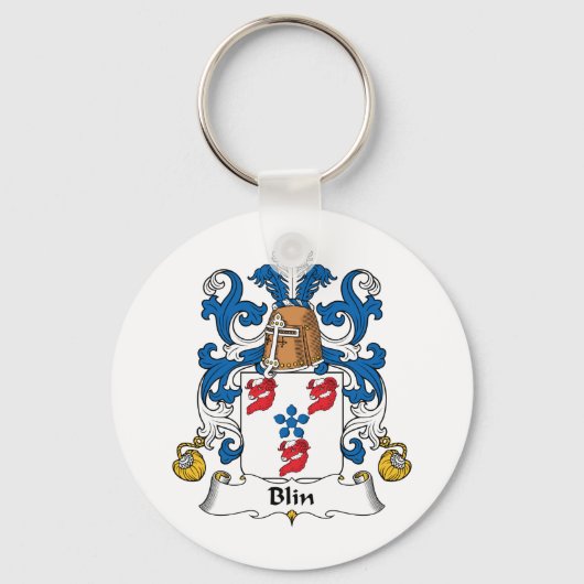 Porte-clés Blin Family Crest (Recto)