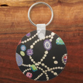 Porte-clés Bling et perles (Recto)