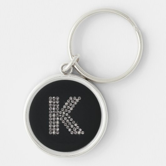 Porte-clés bling - K (Devant)