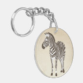 Porte-clés Bloc de couleurs Zebra (Devant gauche)