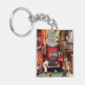 Porte-clés Bloc routier par Norman Rockwell (Devant gauche)