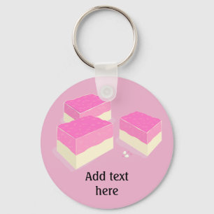 Porte-clés Blocs de glace de coco sur votre couleur personnal