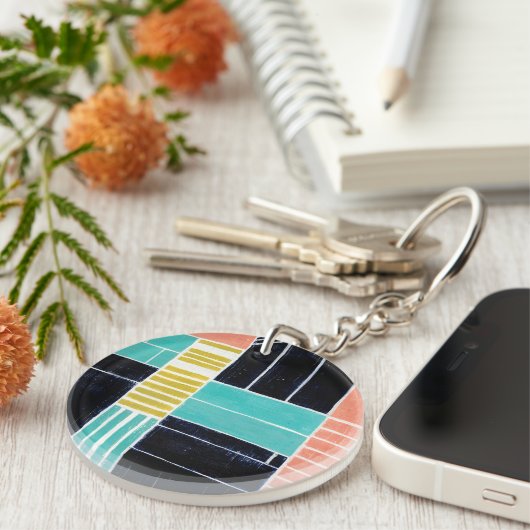 Porte-clés Blocs géométriques (Devant droit)