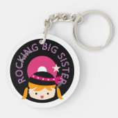 Porte-clés Blond Rocking Big Sister (Dos)