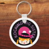 Porte-clés Blond Rocking Big Sister (Recto)