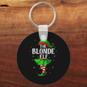 Porte-clés Blonde Elf Christmas Girls Women Elf Squad Xmas Fa (Recto)